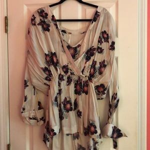 Floral Free People Tunic
